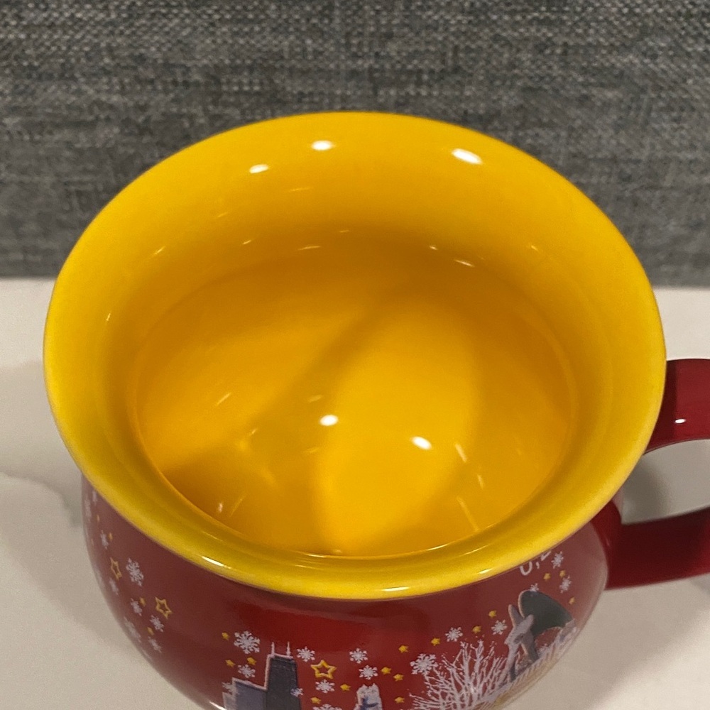 Chicago Christkindlmarket 2017 Holiday Mug Red German Market Collectible - Picture 4 of 9